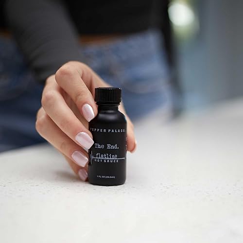 Miniatura 5 de Pepper Palace The End Flatline - Paquete de regalo de salsa picante y condimento extremo para chiles