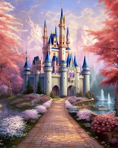 Kit de pintura de arte de diamante 5D para bricolaje, diseño de punto de cruz de dibujos animados, pintura de diamante, lienzo con diamantes de