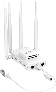 VONETS Gigabit WiFi Bridge WiFi Router Wireless Repeater/Dual Band 2.4GHz/5GHz RJ45 WiFi Ethernet Adapter Range Extender, PoE/DC Powered for DVR Robot Industrial IoT Network Devices VAR1200-H