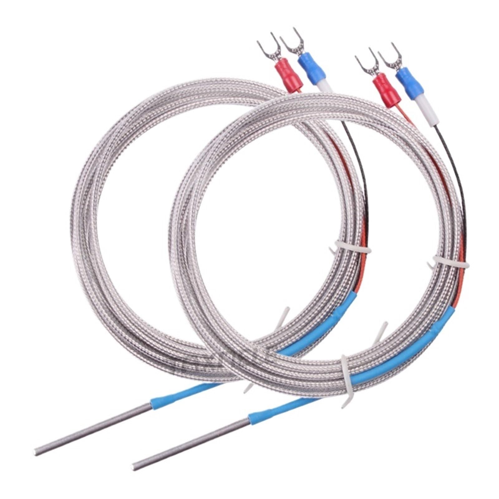Sonda termopar K Sensor de temperatura 2m Cable 0~800C for medir el controlador de temperatura del horno de caldera(2M 5X50)