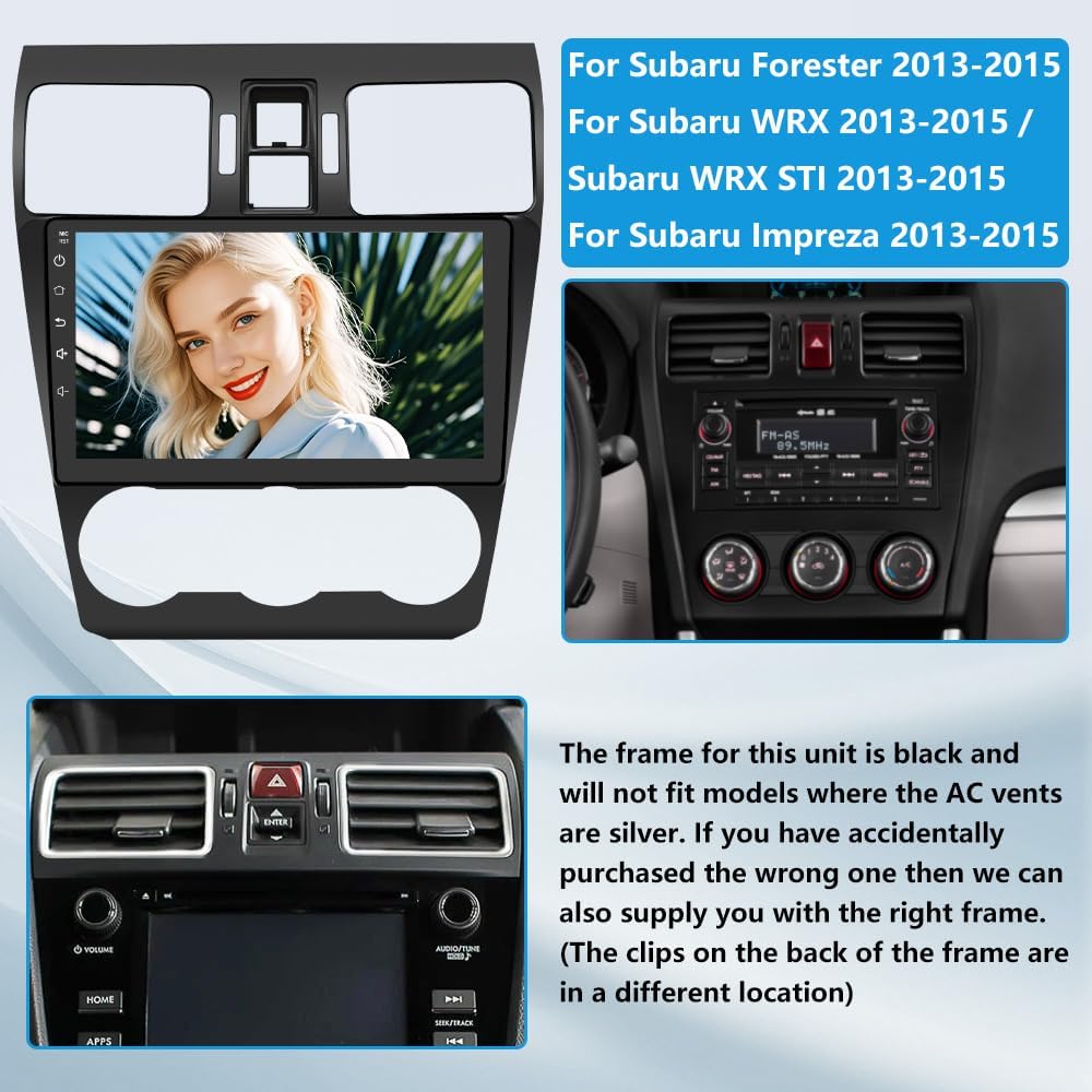 Junsun Android 13 Car Radio Stereo for Subaru Forester WRX Impreza 2013-2015