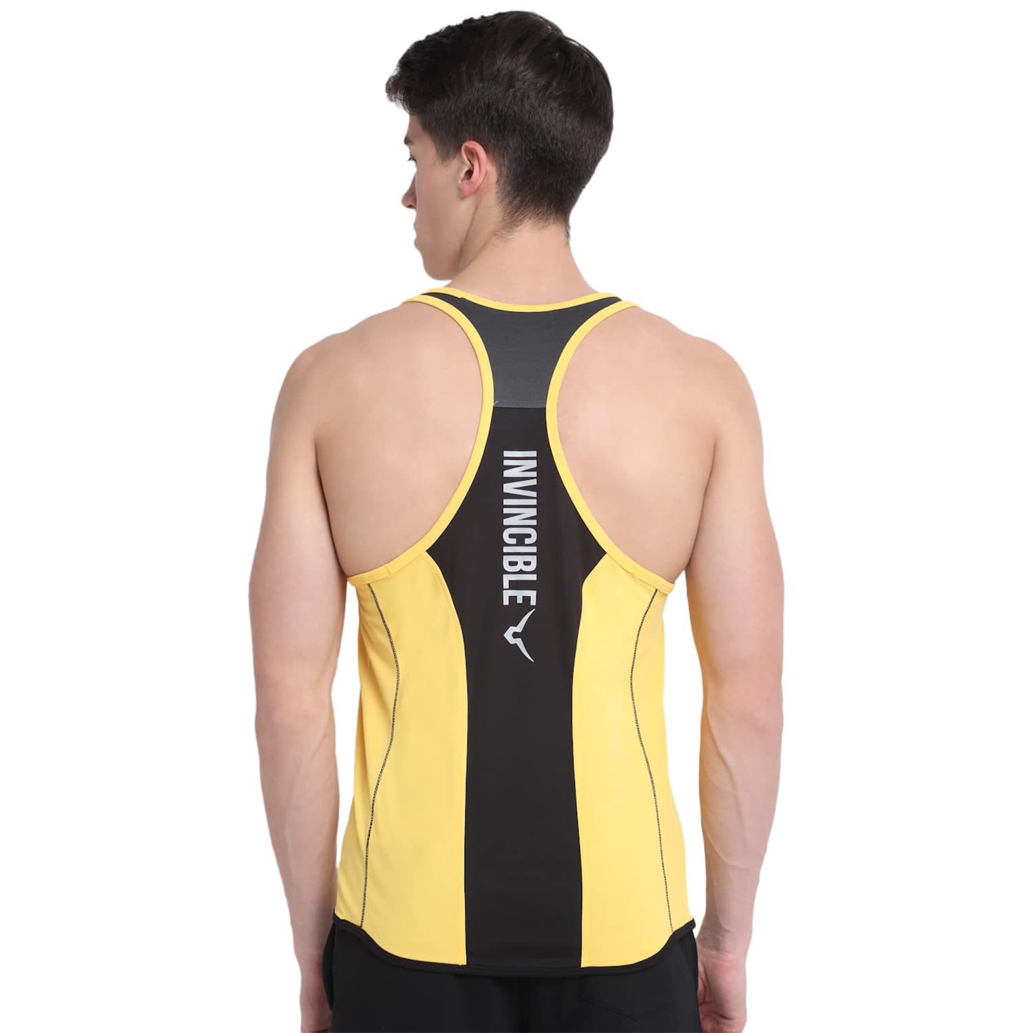 Invincible Men's Color Block Sleeveless Tee