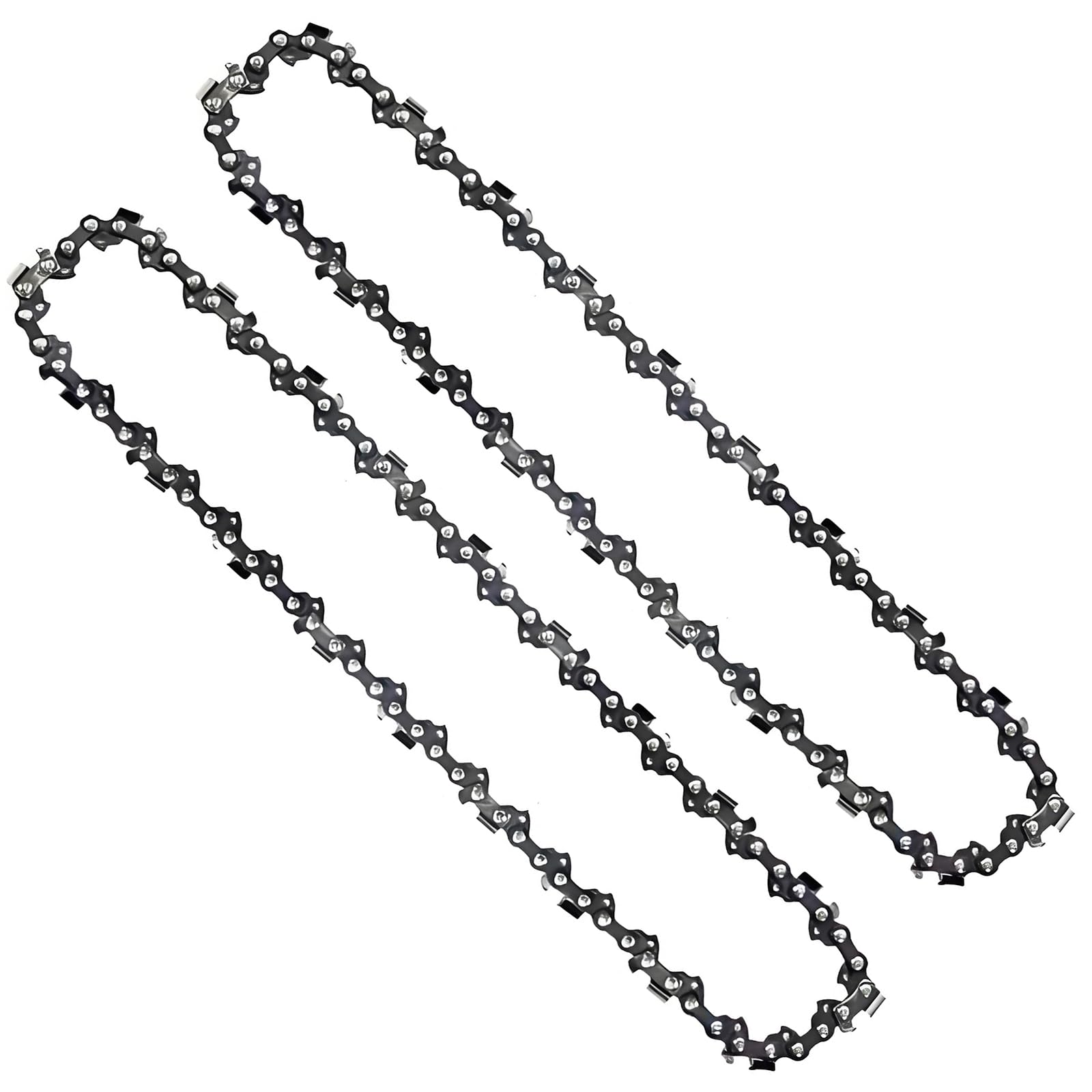 2-Pack 10-Inch(25cm) Pole Saw Chain Replacement A6225 A6225CS for Black+Decker PS7525 GB//GKC1825L20/GKC1825LB/PP610 25cm 800W Electric Pole Saw