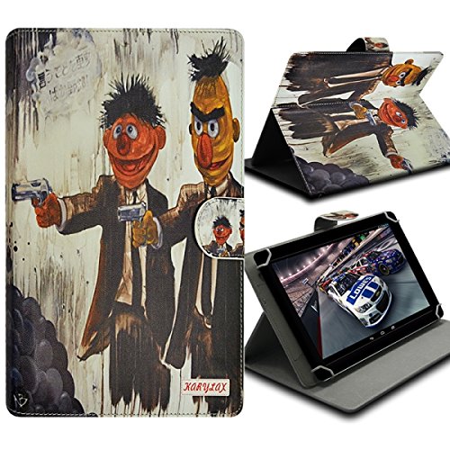 Seluxion - Housse Etui Universel à Rabat Fonction Support avec Motif ZA11 pour Tablette Polaroid Infinite 7”