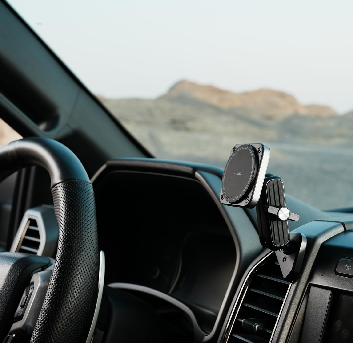 APPS2Car Supporto magnetico per bocchetta dell'aria per Ford F-150 (2015-2020), Super Duty (2017-2022), Expedition (2018-2021), supporto per telefono compatibile con iPhone serie 12-16 e custodia