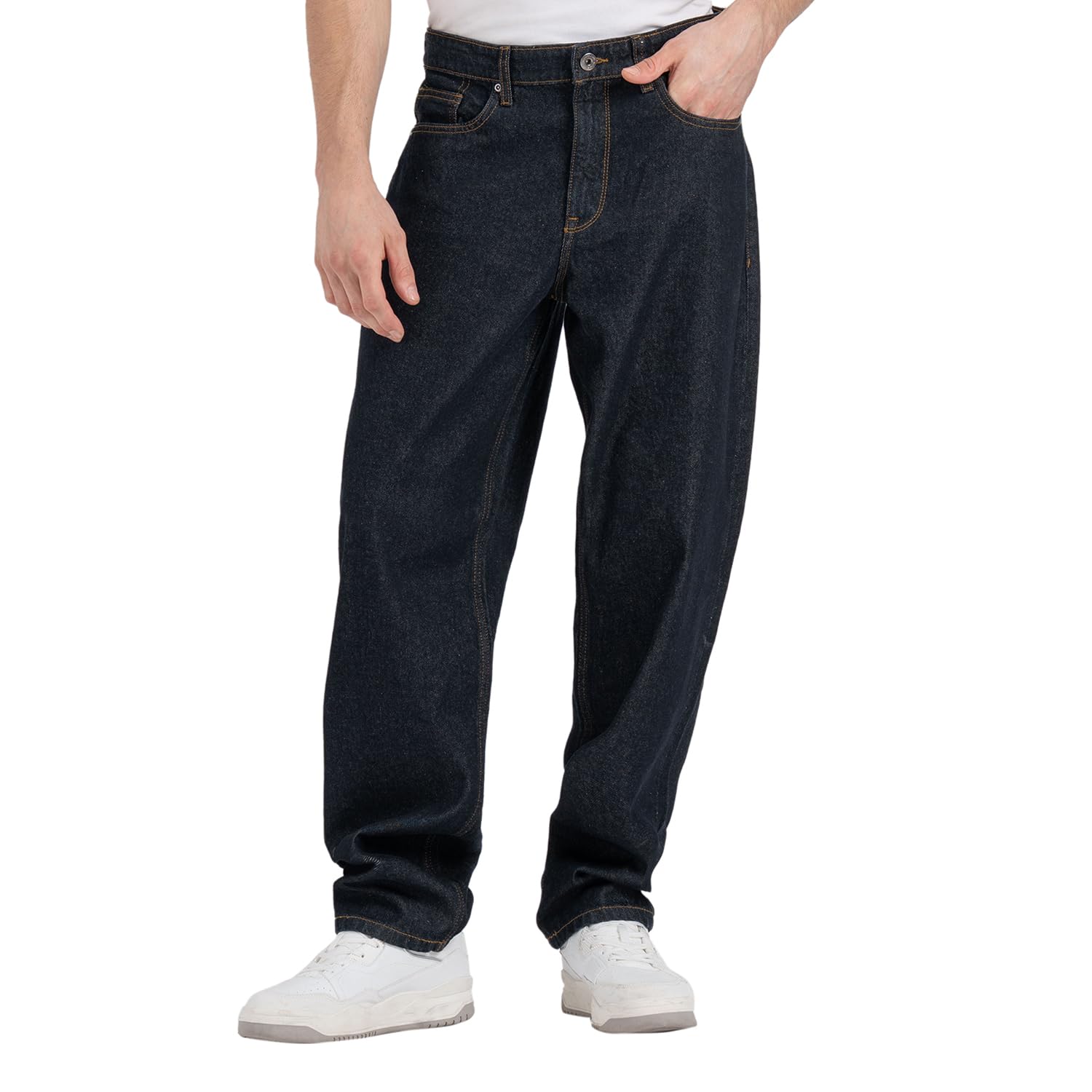 red tape Men's Baggy Fit Jeans | Relaxed Streetwear Style-picture-11
