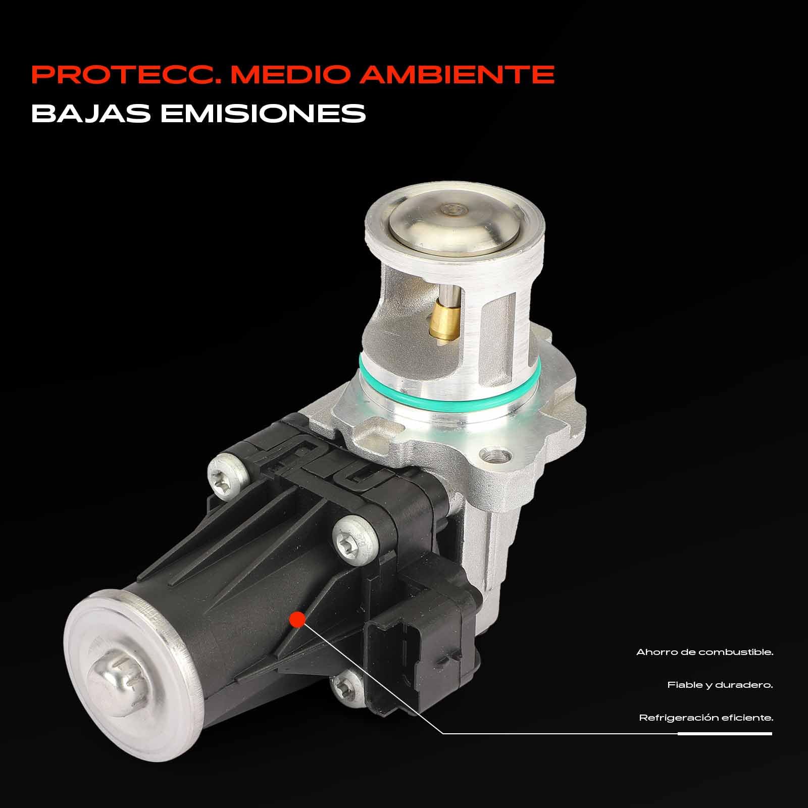 Frankberg Válvula EGR de recirculación de gases de escape de 5 Polos | Compatible con: Torneo Focus III, S40 II 544, S-Max WA6, DS5, 508, 207 WA_ WC_, V50 545, 208, V60 I 155, Focus III Saloon