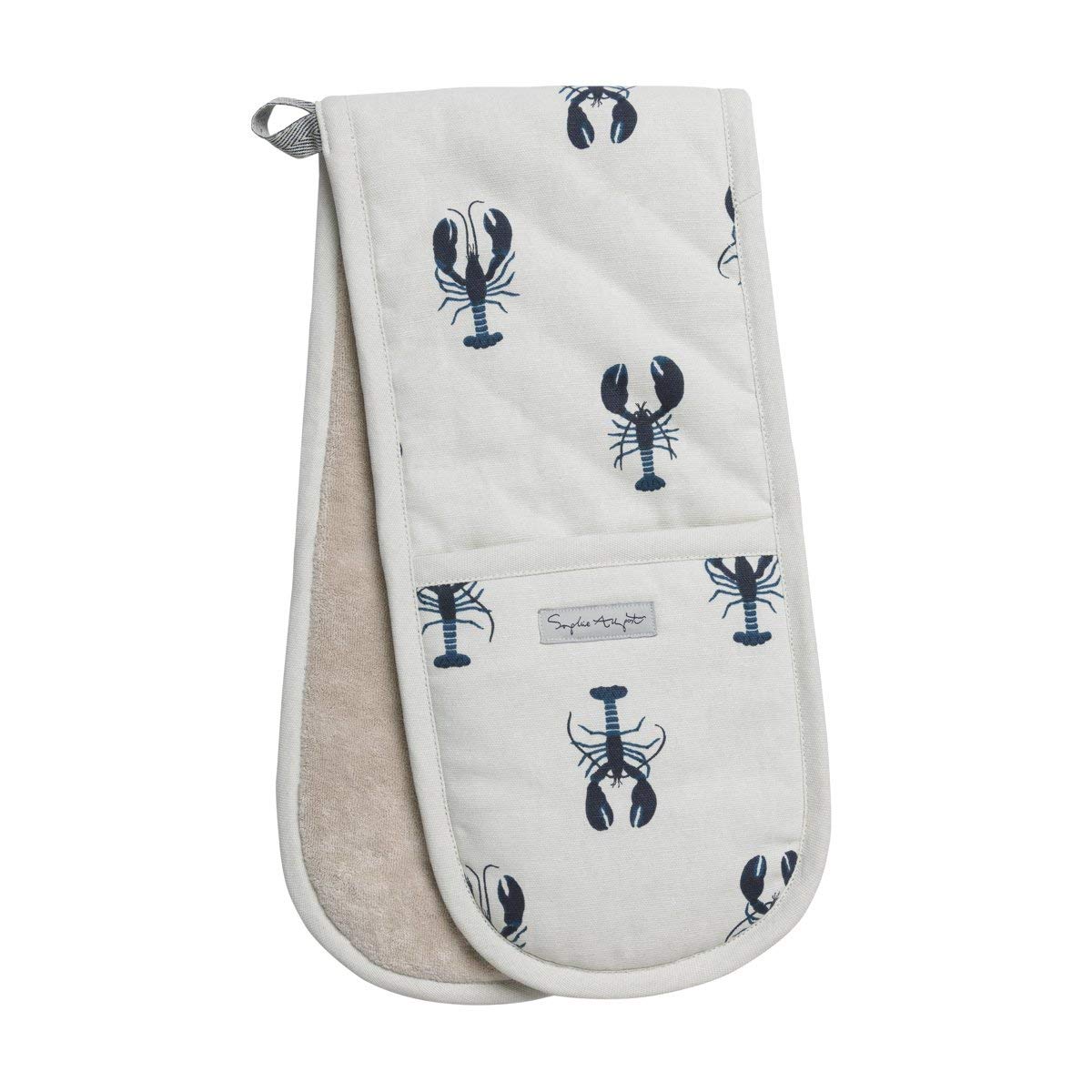 Sophie Allport - Lobster Double Oven Gloves, Heat Resistant, Thermal Layer, Kitchen Accessories