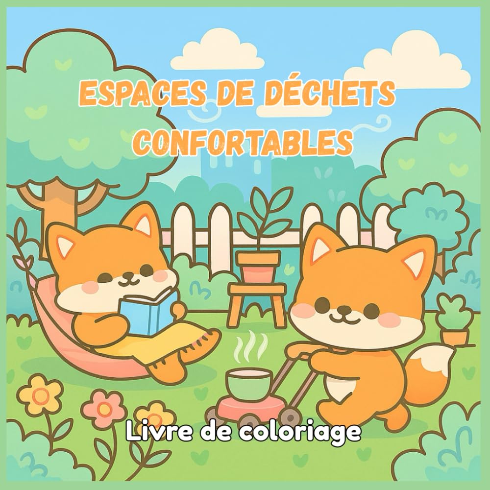 Espaces de déchets confortables Livre de coloriage: Détente et créativité dans des coins douillets à colorier
