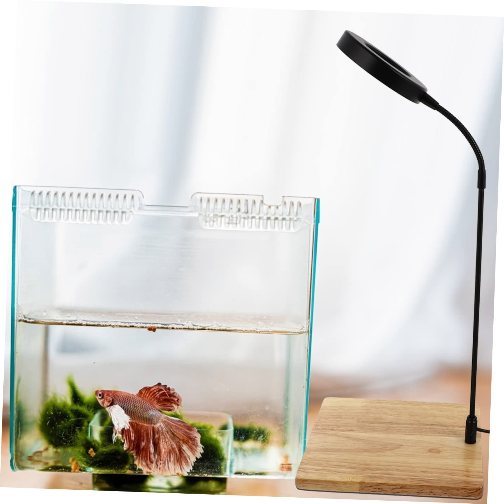 Fomiyes LáMpara Led Para Acuario 22.44X11.02X10.62In Luz Para Peceras Y Plantas AcuáTicas IluminacióN Ajustable FáCil InstalacióN Para Peces Tropicales Y DecoracióN De Acuarios