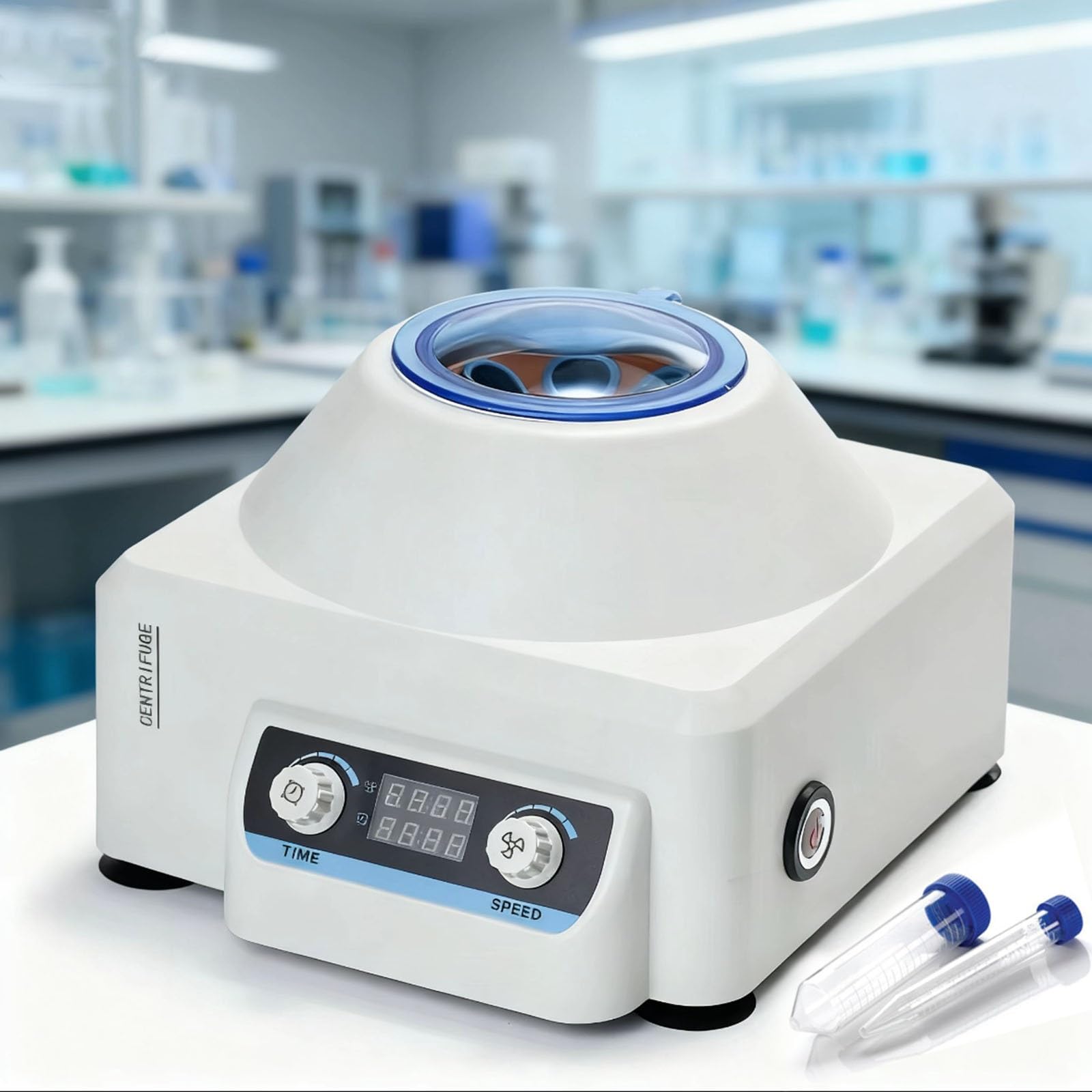 Centrífugas portátiles de sobremesa for laboratorio, centrífuga PRP de 6 x 10 ml con control digital LCD, 4000 rpm, 1685 x g RCF, temporizador de 1 a 99 min, 900-1 s