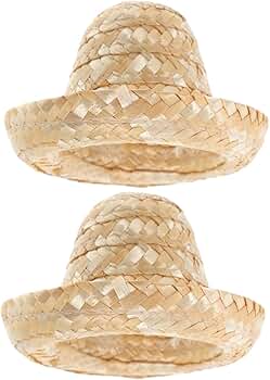 Amazon.co.jp: [Luxshiny] ミニ麦わら帽子 安定素材 ミニチュアドール