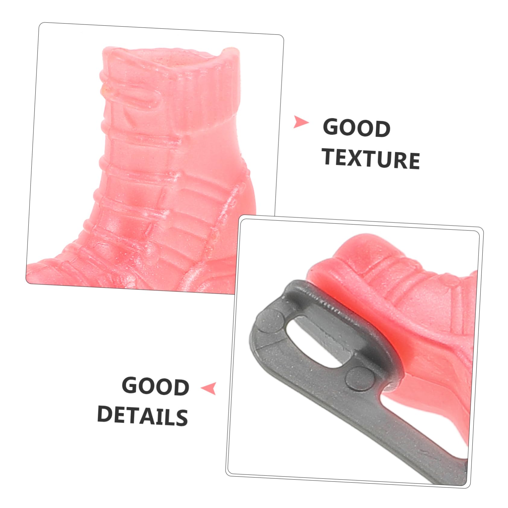 YARNOW Pattini da ghiaccio in miniatura per bambole 4 paia di plastica accessori fai da te decorazioni fai da te giocattoli per ragazzi e ragazze decorazione domestica forniture per la fabbricazione
