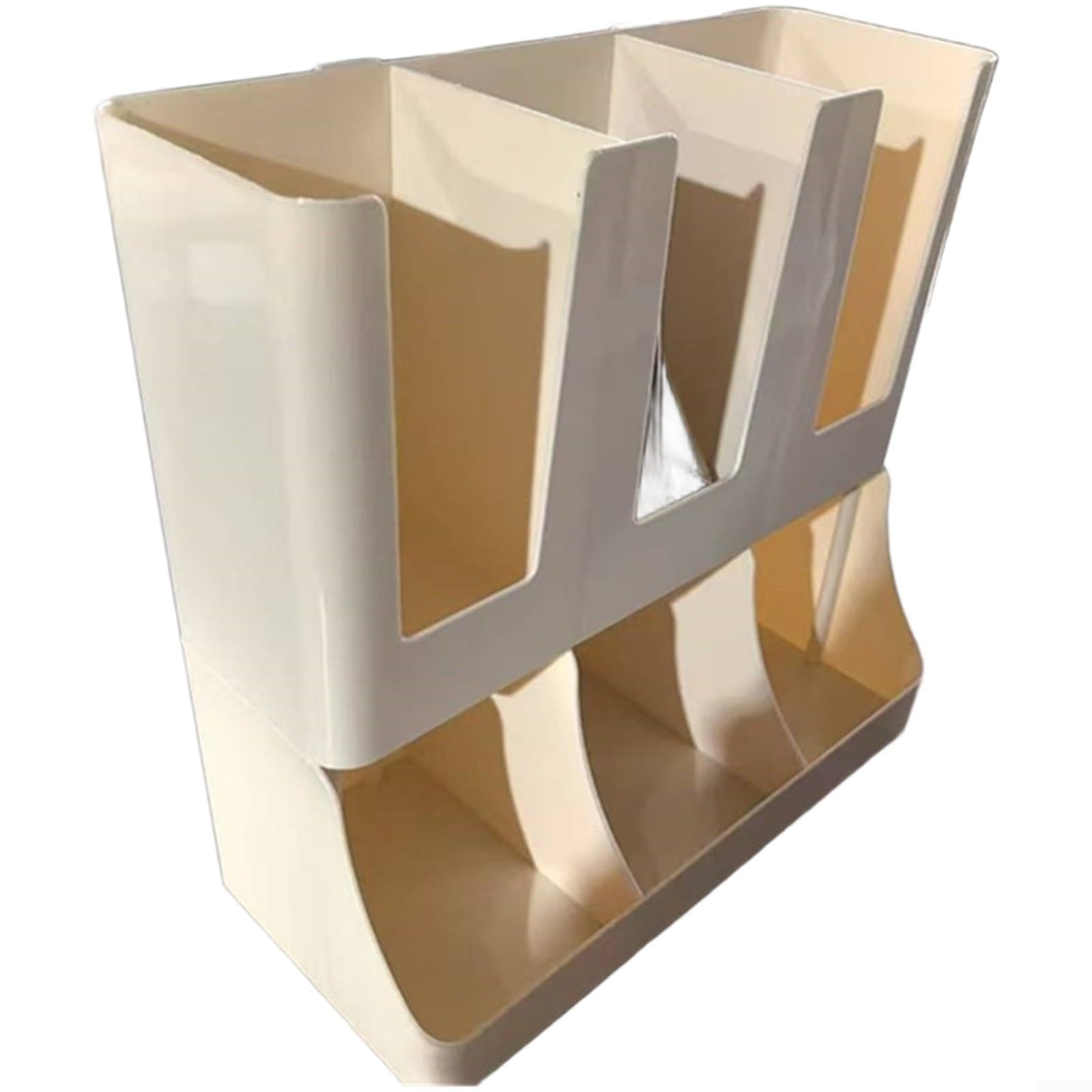 Distributeur gobelet café avec porte-paille en plastique pour bar