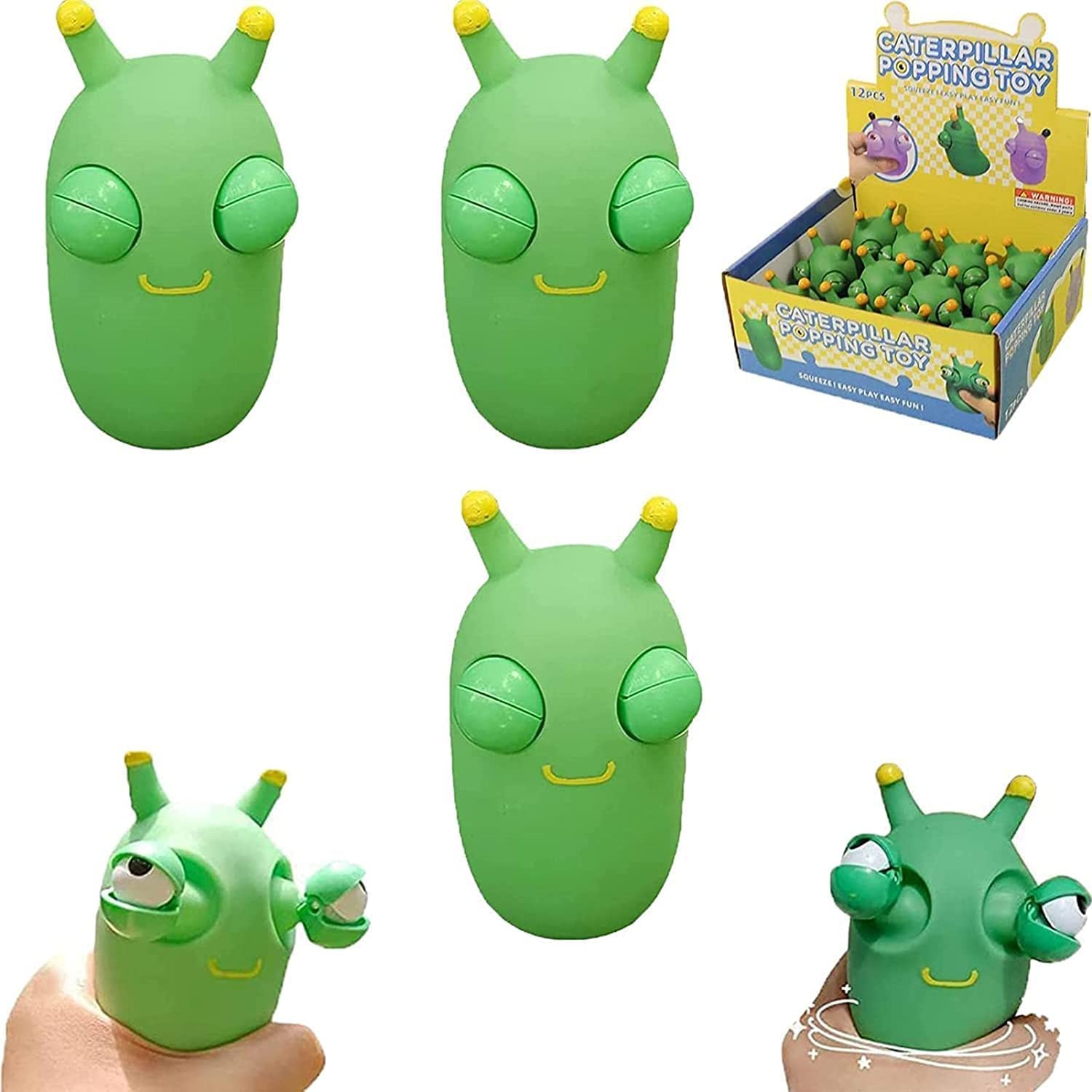 Buy Cymwer Popping Out Eyes Squeeze Toys, Green Bug Toys Popping Out