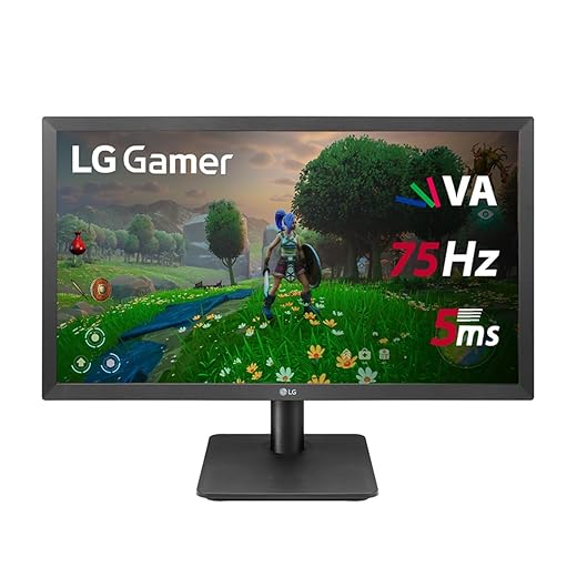 Monitor LG 21.5 Gamer Full HD, 75Hz, 5ms, HDMI, FreeSync - 22MP410