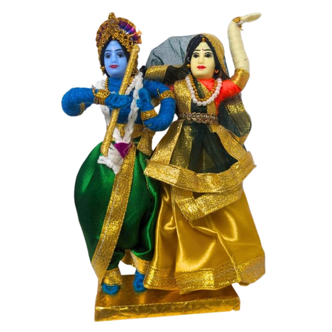 SIMPLE DAYS Radha Krishna Decorative Bride and Groom Dolls - Multicolour (9 Inches) (B0CTCRQQN1) Amazon Price History, Amazon Price Tracker