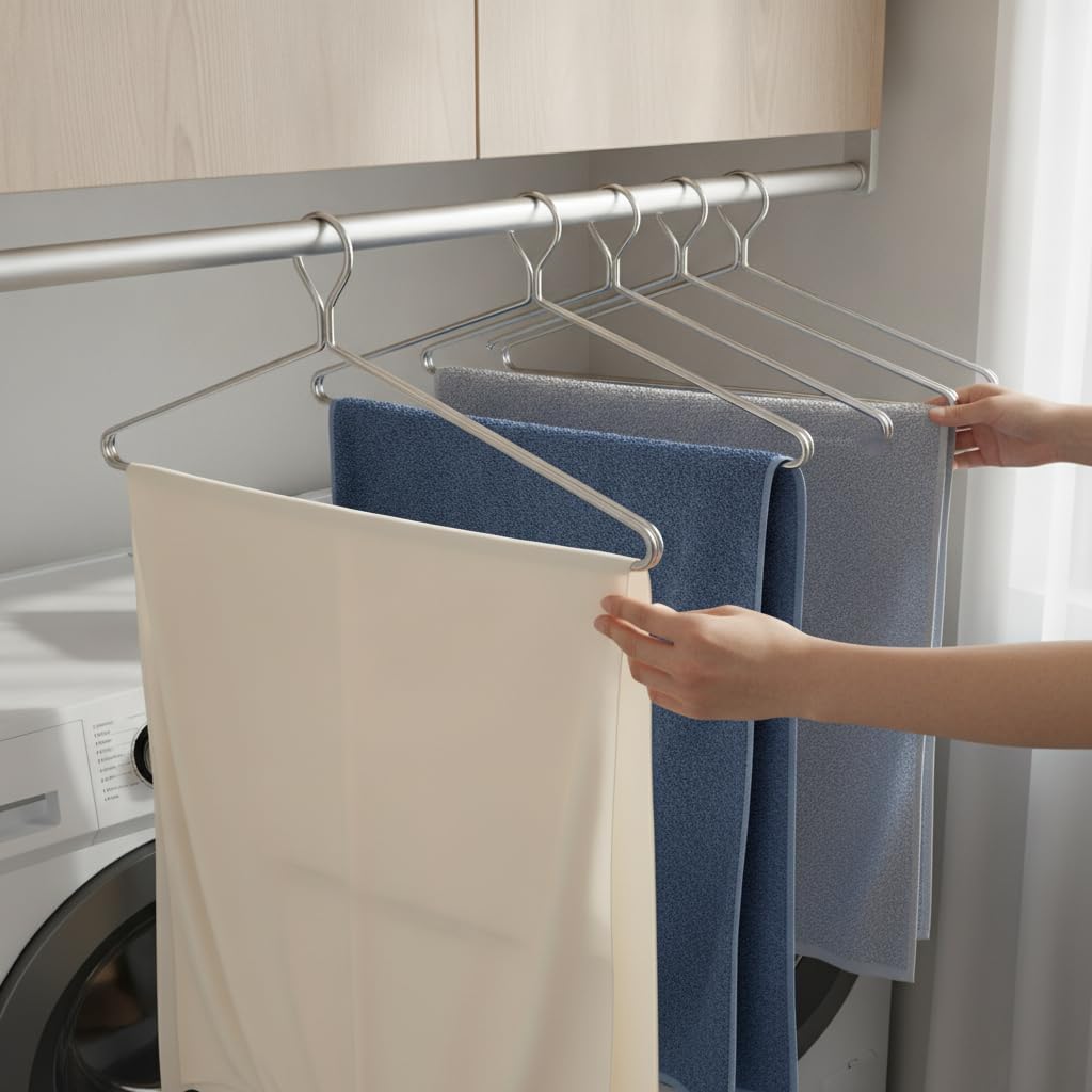 Cintre Gran Largeur Séchage Métal, 95 cm, épaisseur 5,0, 2 cm