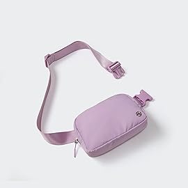 Pander Unisex Belt Bag Fanny Pack for Women with Adjustable Strap, Small Waist Pouch for Workout Running Traveling Hiking (Pale Lavender)