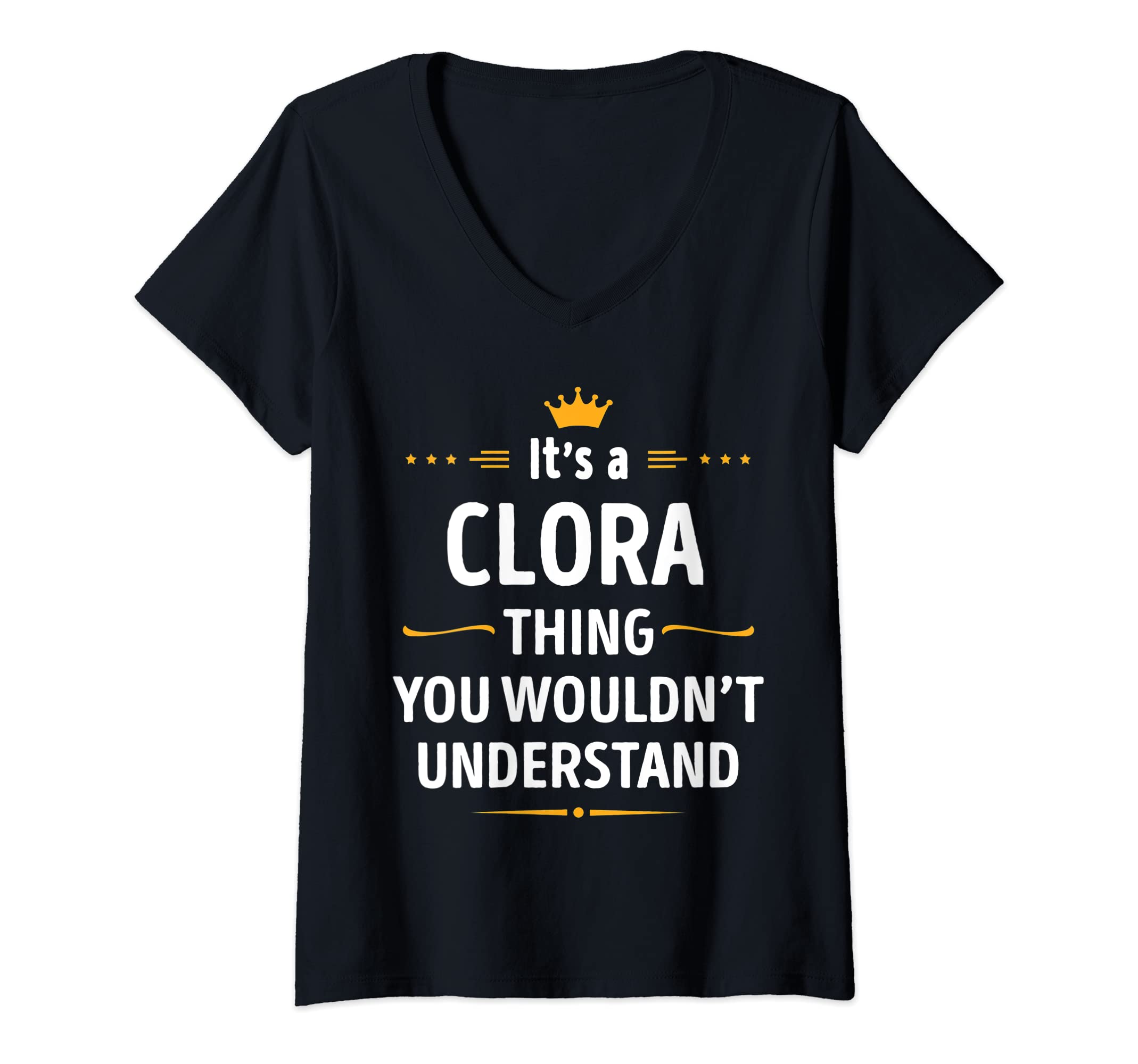 Womens Inked Creation - Its a CLORA Thing You Wouldn't Understand V-Neck T-Shirt