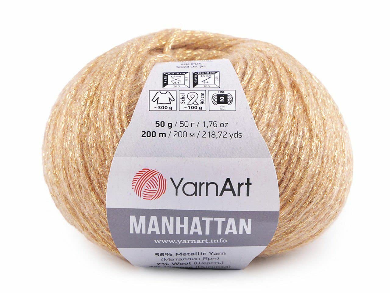 YarnArt El Örgü İpi MANHATTAN, 911, 10x50 gr