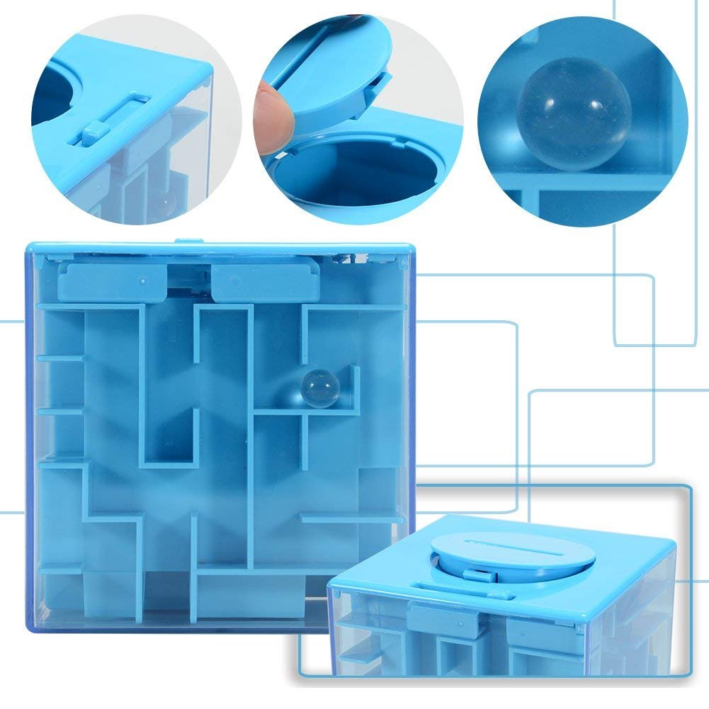 GarveeLife Geld-Labyrinth-Box für Kinder & Erwachsene, 2 Stück