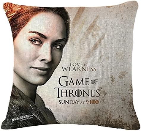 ArtoutletMF Linen cotton cushion covers game of thrones movie dakimakura pillow cases 3d cushions home decor throw