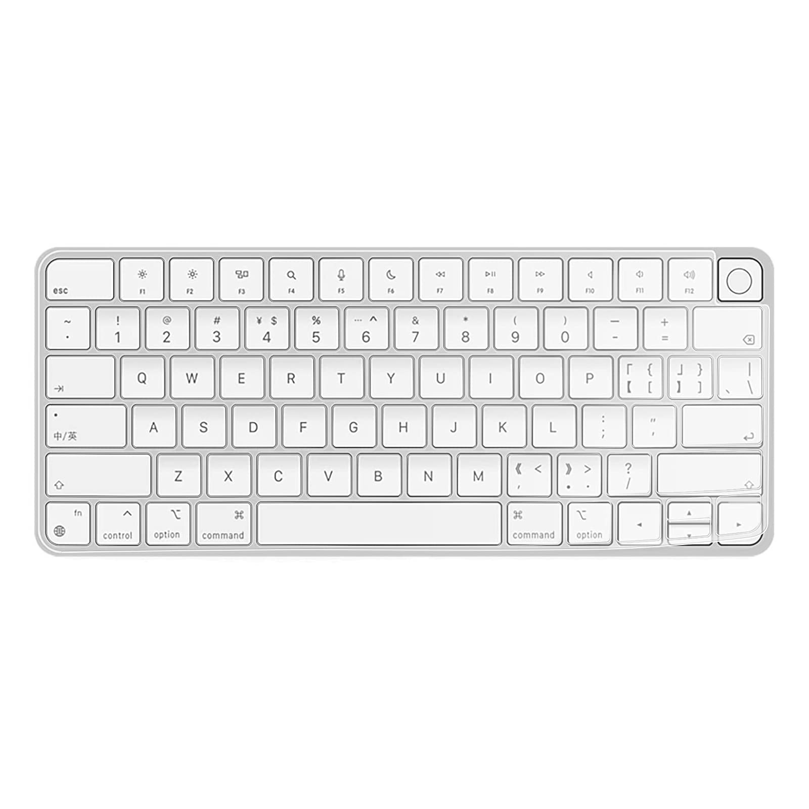 Saco Protector Skin Keyboard Cover Compatible for iMac Magic M1 Chip Keyboard A2450 and iMac 24 inch Magic Keyboard with Touch ID A2449 (2021) - Transparent (B0BD8WB643) Amazon Price History, Amazon Price Tracker