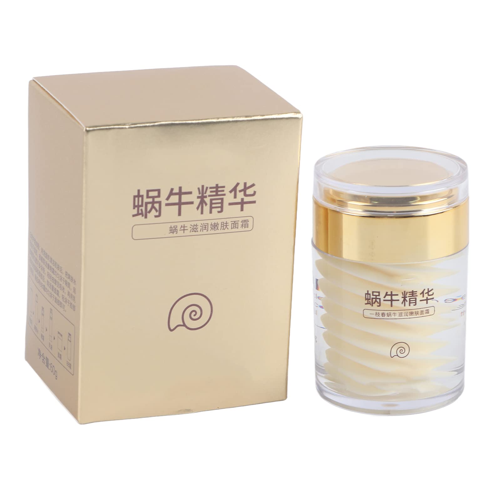 Snail Face Cream - Gesichtscreme Mit Schneckenextrakt, Anti-Aging & Feuchtigkeitsspendend - Vegane Formel