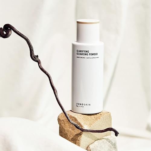 Miniatura 2 de JUNO & Co. Jabón facial exfoliante, 10 ingredientes en polvo limpiador aclarante facial con ácido hialurónico para una hidratación extra, 1.76 onzas