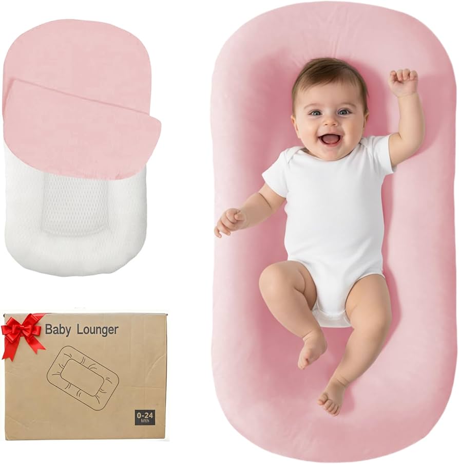 Amazon.com : Lucakuins Baby Lounger, Bionic Design Baby Lounger