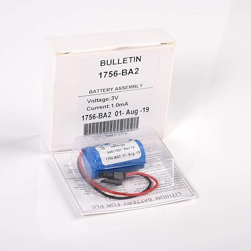 Miniatura 2 de Paquete de 4 baterías de repuesto PLC para Allen Bradley 1756-BA2 BR23A-AB 1745-B1 3.0V 1200mAh - 4 baterías