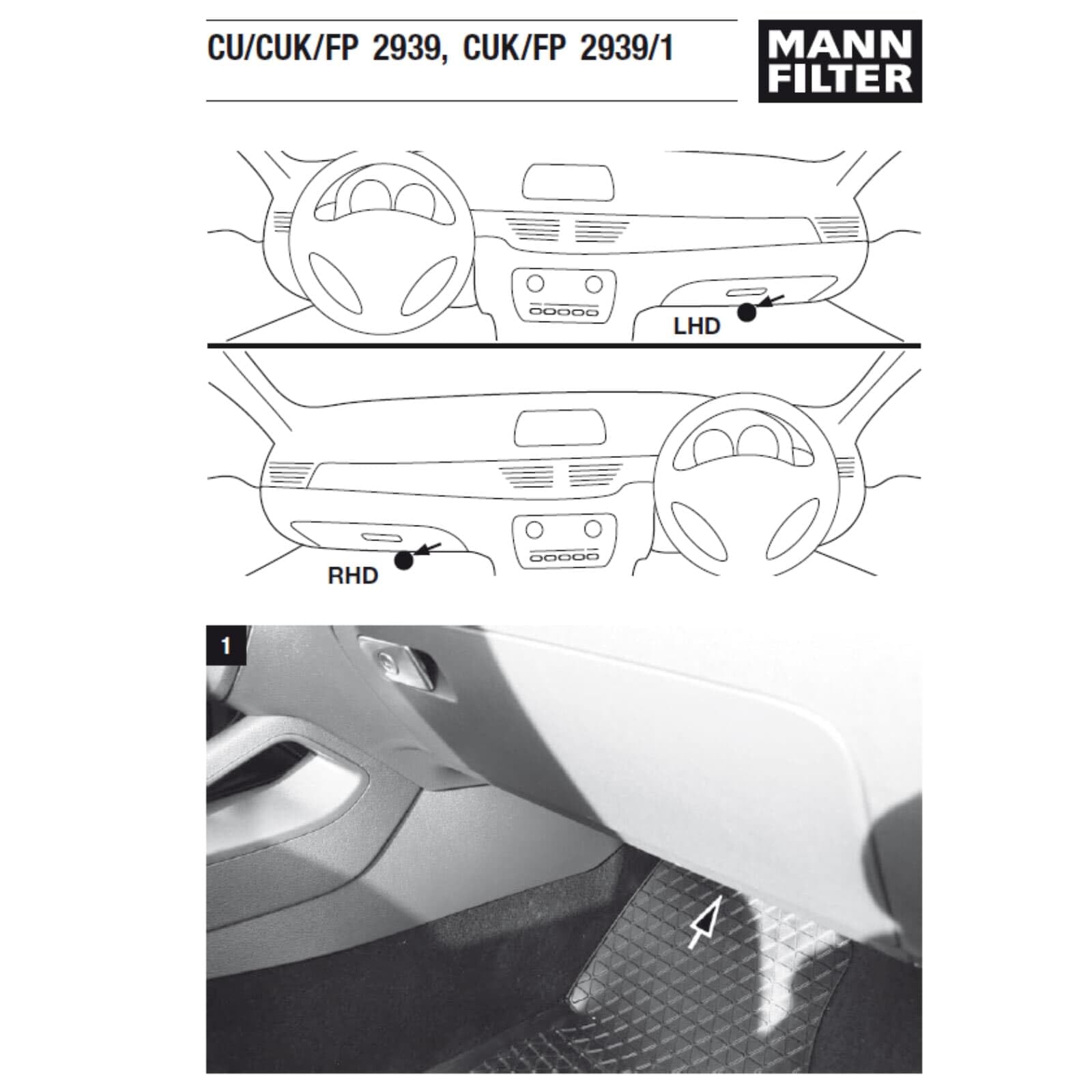 Mann Filter Inspektionspaket | CUK2939+C35154+HU7020Z+PU8008/1+588.670.001+MN1801 Kompatibel mit Alhambra (710, 711),Alhambra Van (711),CC B7 (358),Q3 (8UB,