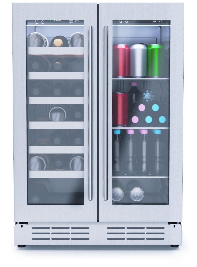 Elica 24 Inch Built-In and Freestanding Dual Zone Wine Cooler