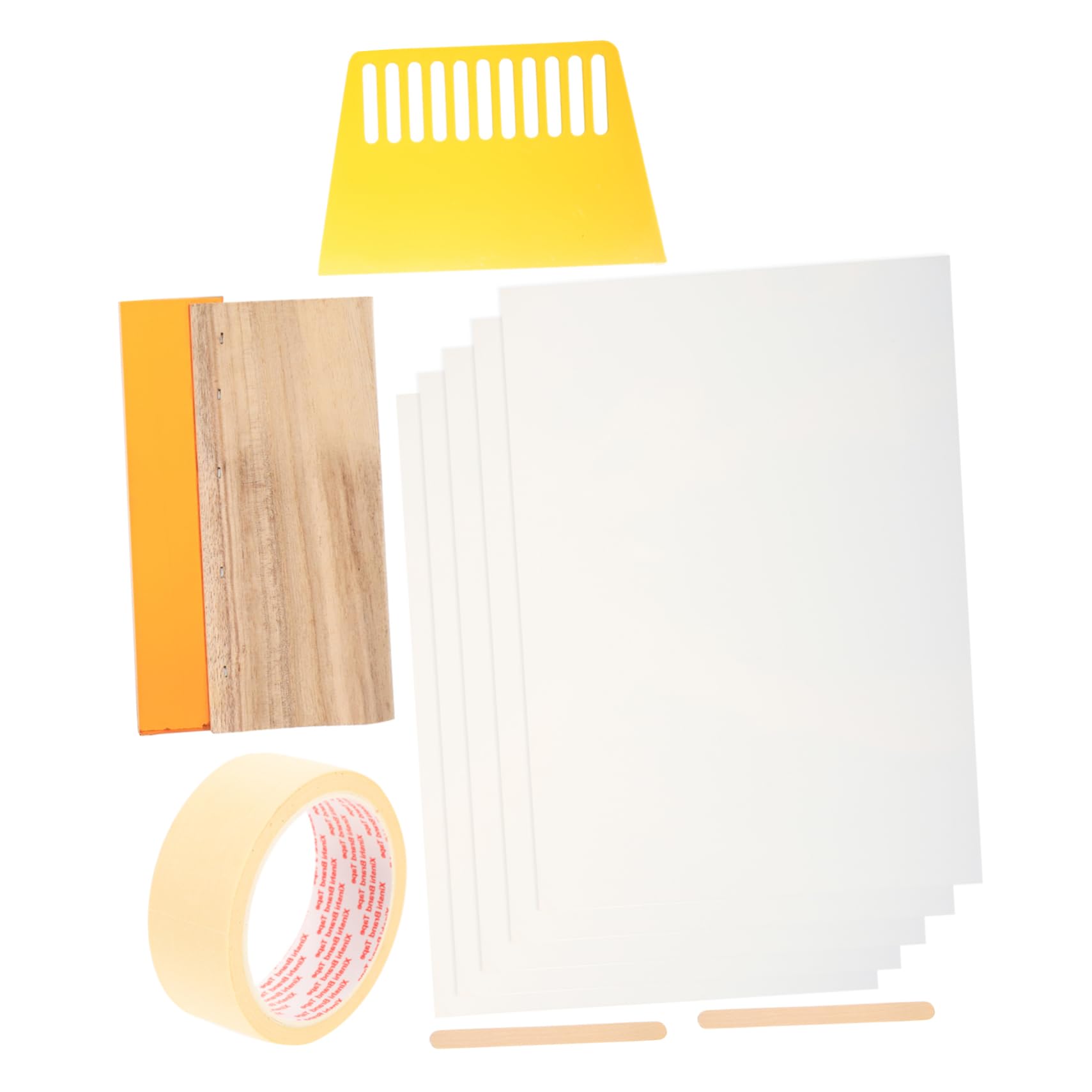 Kit de sérigraphie complet avec raclette à encre pour impression textile
