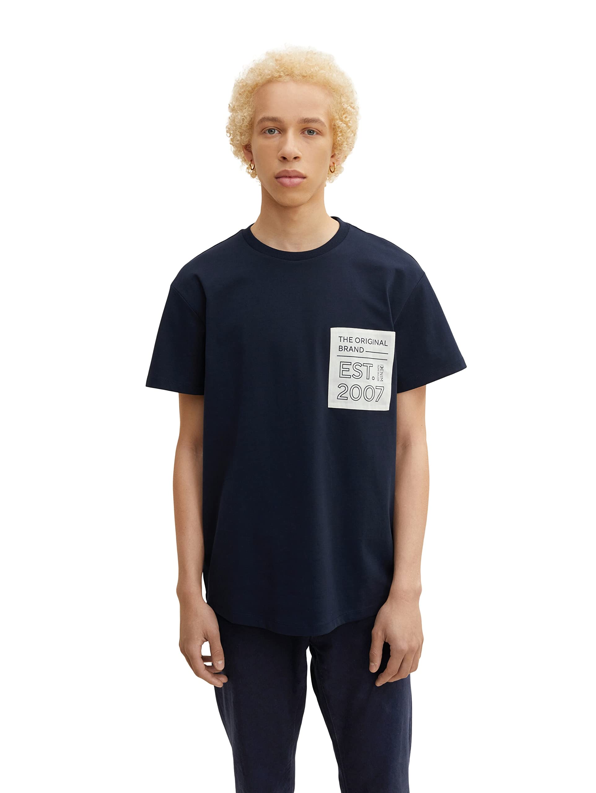 Dark blue Man T-Shirt Tom Tailor Denim - Men