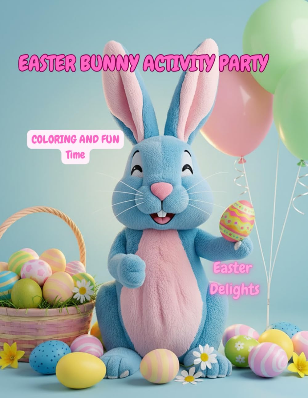 Easter Bunny Activity Party: Coloring and Fun Time