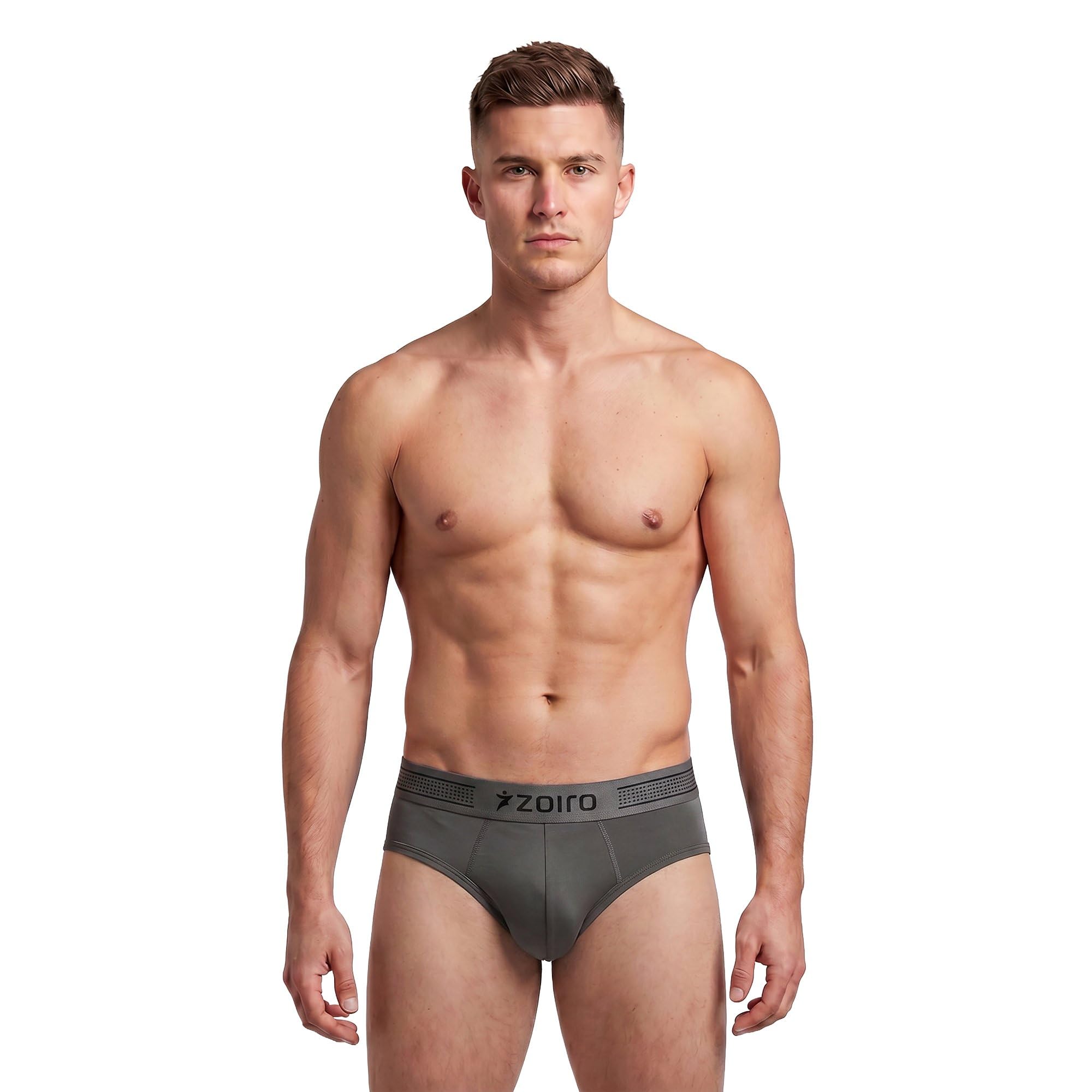 zoiro Men’s Taclon Fabric Smooth, Lightweight & Breathable Brief-picture-20