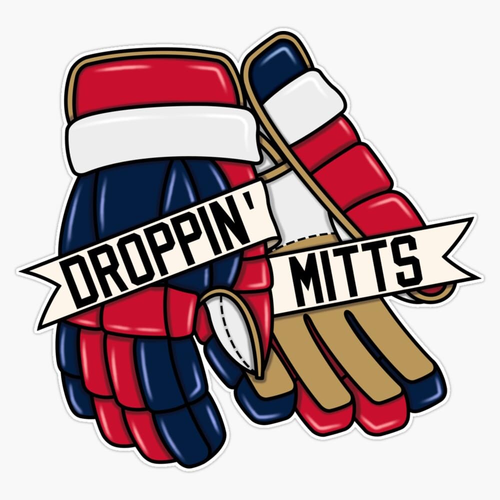 Magnet Droppin Mitts - Florida Ice Hockey Magnet Vinyl Decal Sticker 5