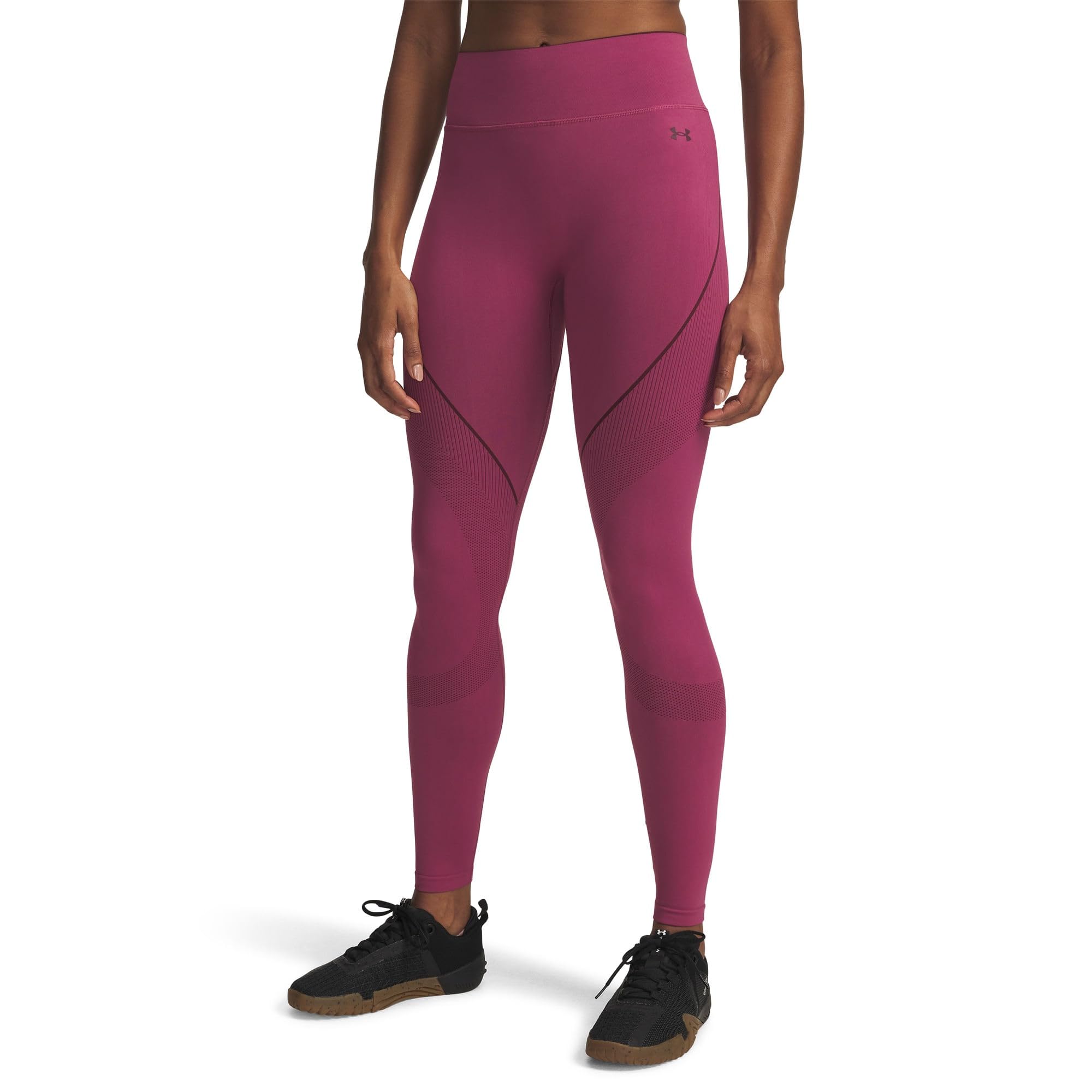 Under Armour Women's Fuchsia Dusk (659) - Vanish Seamless Leggings, L