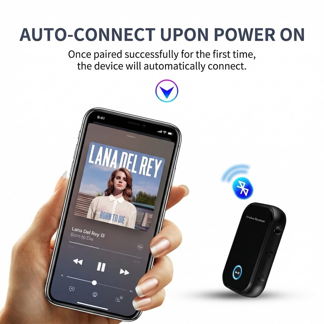 Bluetooth-AUX-Adapter für Auto, 3,5 mm kabelloser Empfänger und Sender, AUX-Bluetooth-Auto-Adapter, Freisprecheinrichtung für Autos, Lautsprecher, Stereoanlagen und Kopfhörer