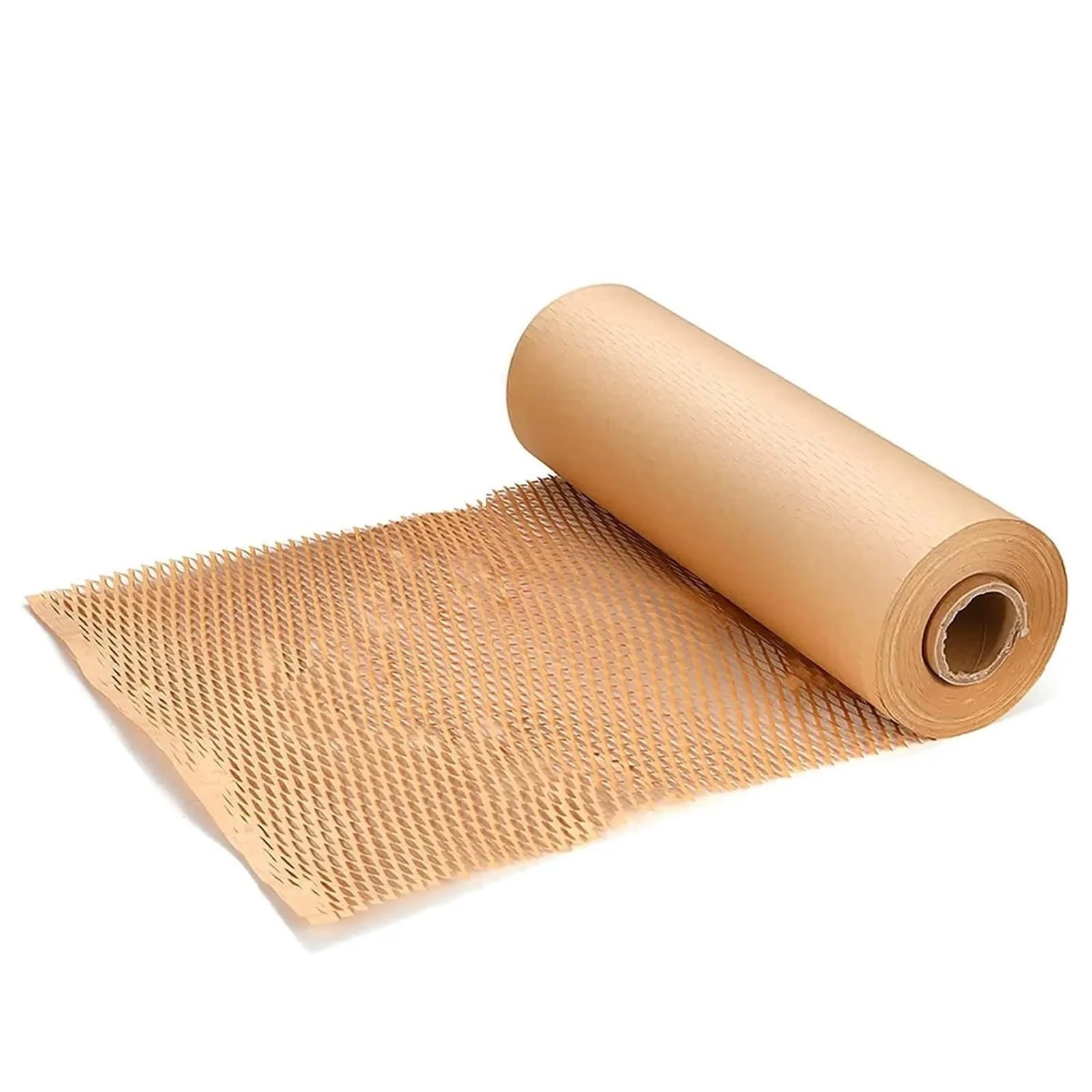 Ppqiru One Color Honeycomb Paper, Packaging Transportation, Gifts, Buffer Collision, Green Environmental Protection For Cushioning(50Cmx20m Brown)