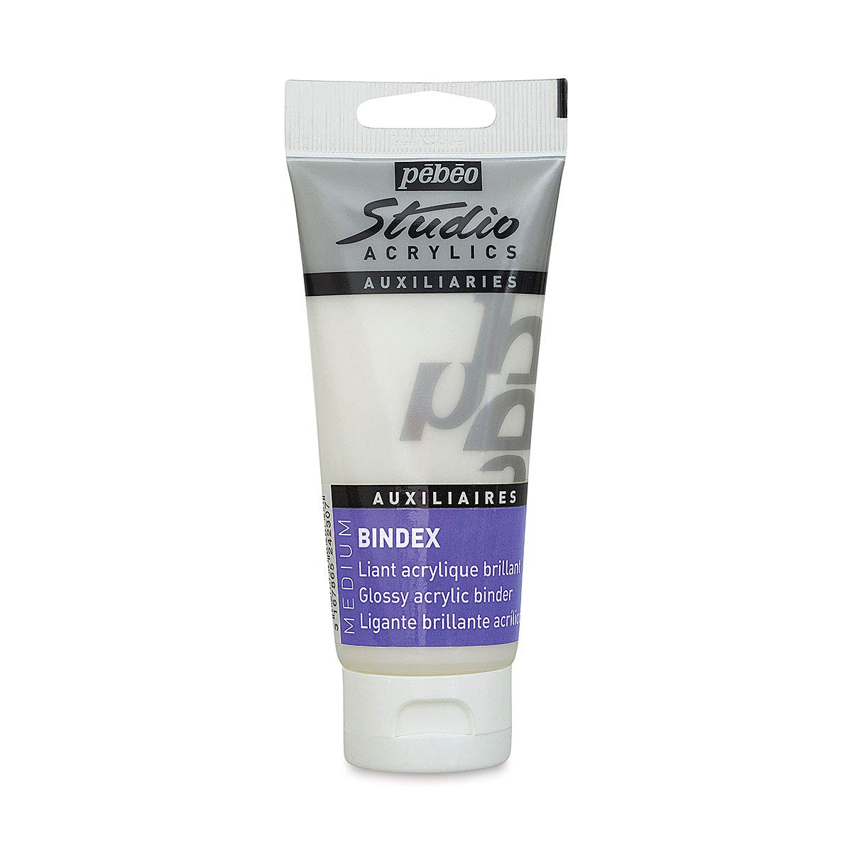 Pebeo 100 ml Studio Acrylics Auxiliaries Bindex with Medium Gloss Tube, Transparent 524240