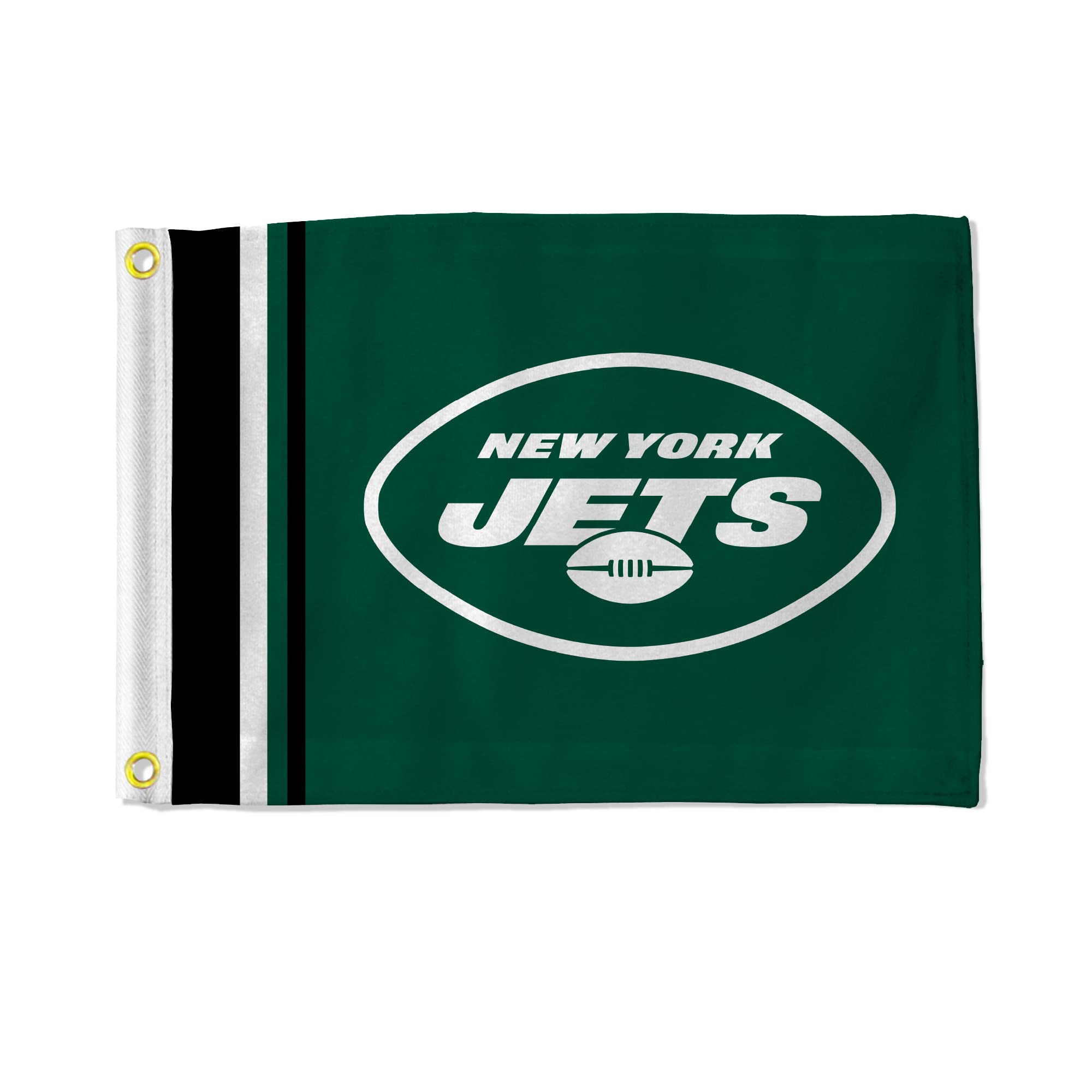 Drapeau utilitaire NFL New York Jets Stripes idéal pour décorer votre bateau et vos sorties de golf