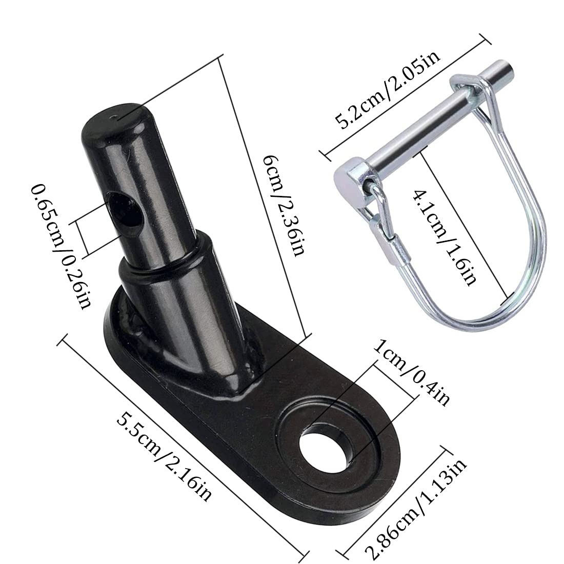 HONGECB Coupleur de Remorque de Vélo en Acier, Attelage pour Fret, Enfants et Chiens