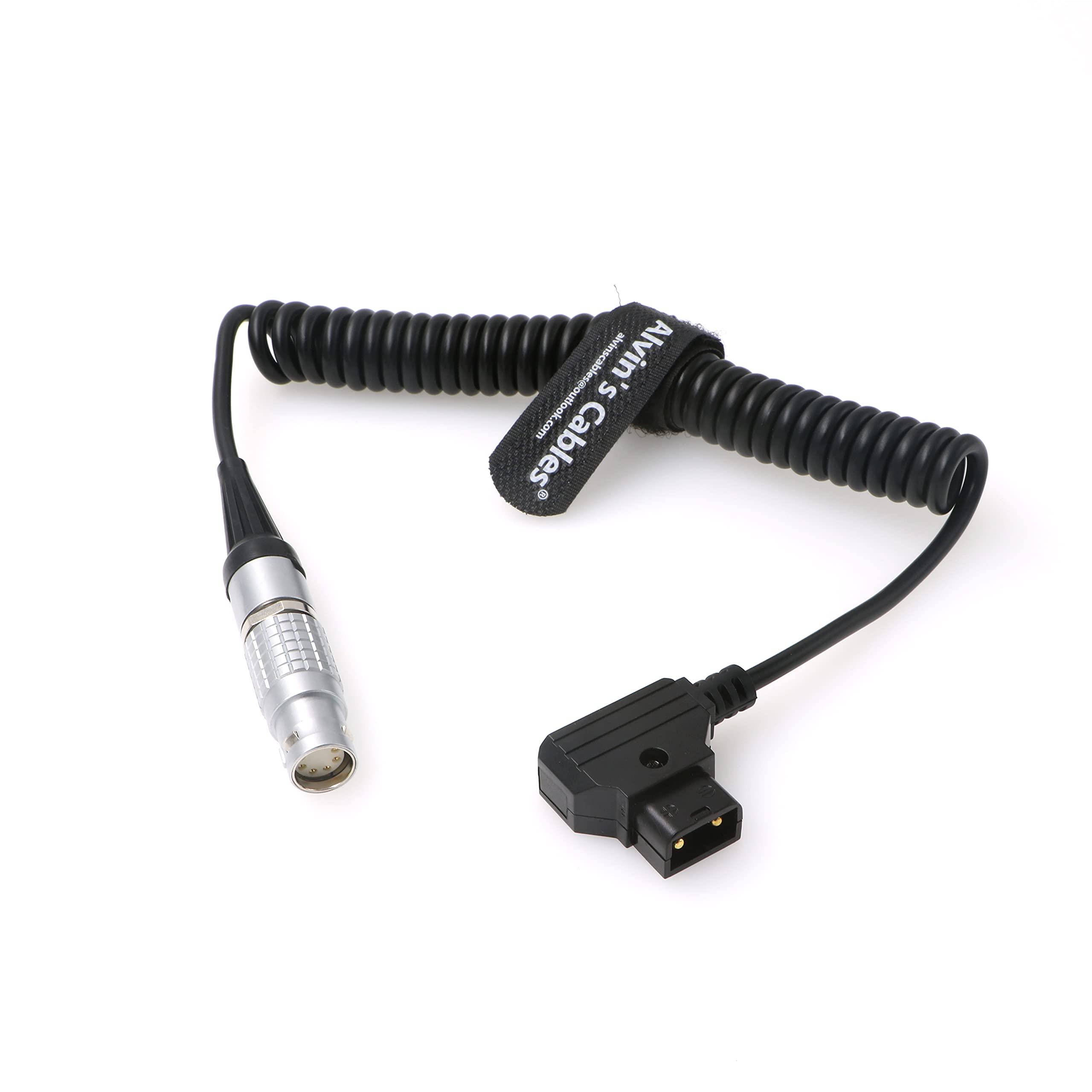 Alvin's Cables Power Cable for Arri Alexa Mini Amira Camera 8 Pin Female to D Tap Coiled Cord