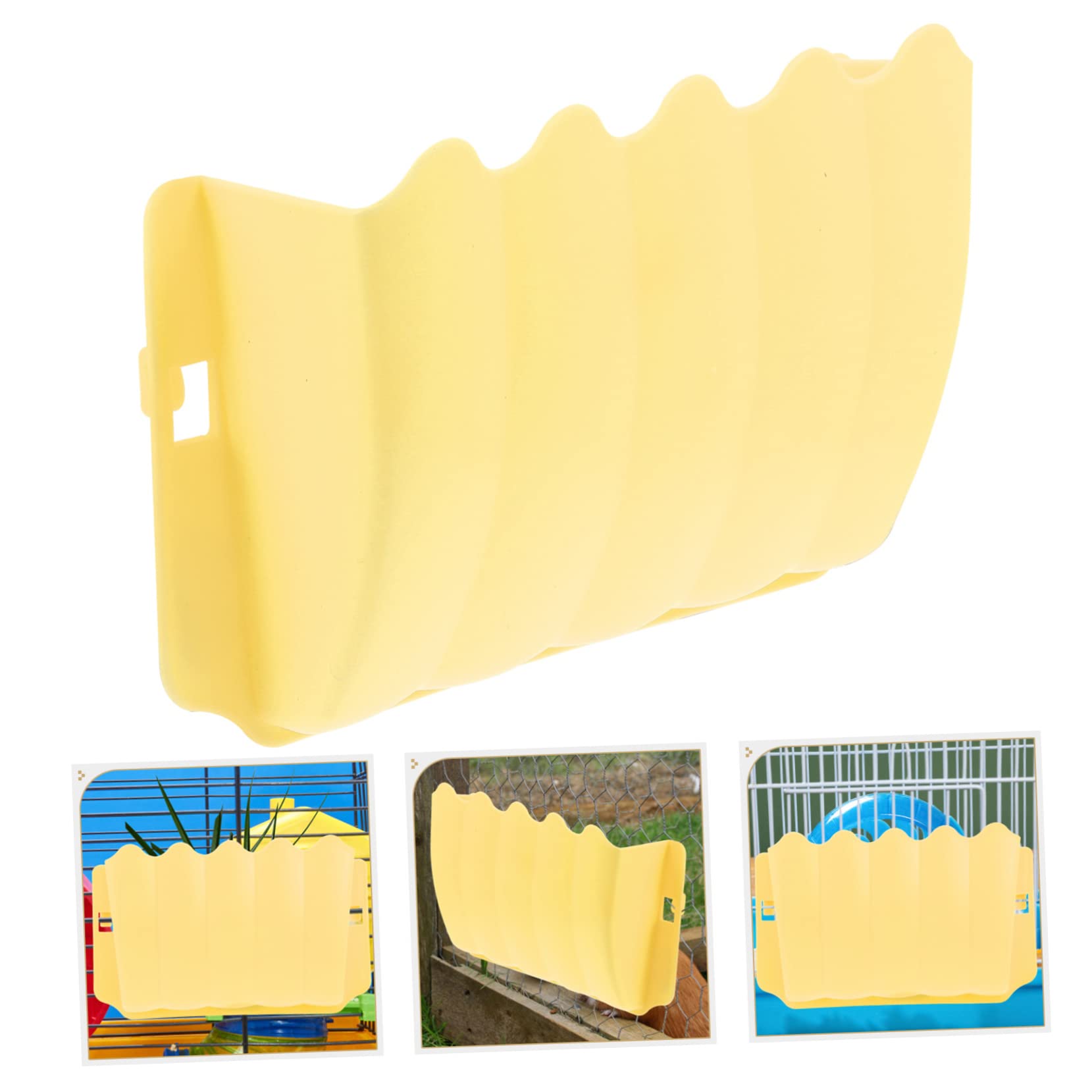 VANZACK 4pezzi Mangiatoia Per Coniglio e Piccoli Animali Ciotola Resistente Supporto Per Cibo Manger Da Appeso Facile Da Pulire e Capacità Accessorio Per Piccoli Animali Domestici