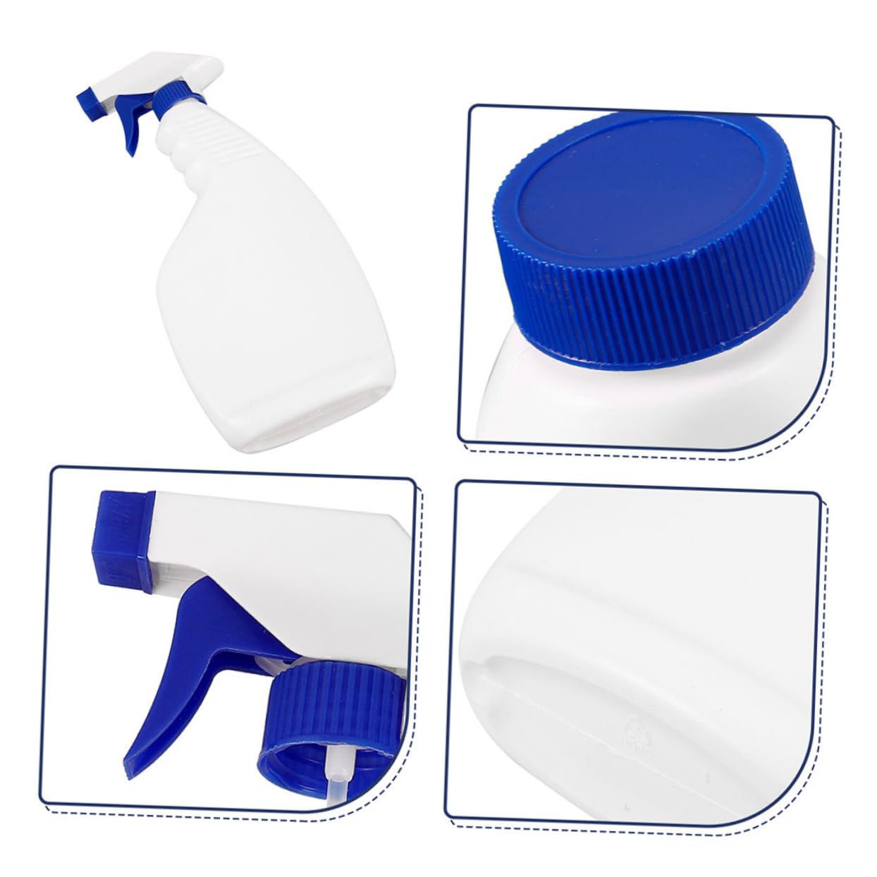 Belle Vous Lot 30 Mini Flacon Spray Vide 50ml Plastique - Vaporisateur Pulvérisateur à Brume Fine avec Bouchon Antifuite - Rechargeable pour Parfum Huile Essentielle Format Voyage