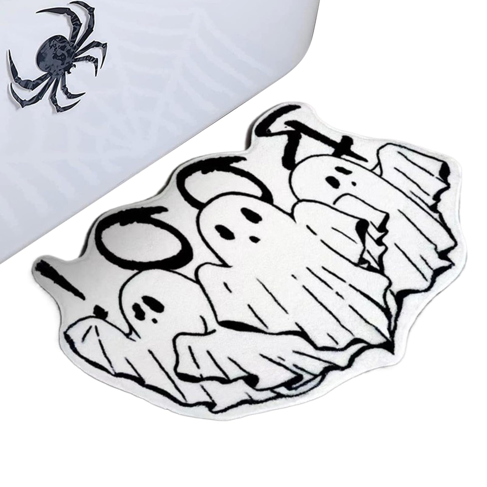 Generico Tappeto da bagno di Halloween | Mat di non Slip SuperAbsorbent | Casa da cucina per decorazioni per il bagno | Felpudo morbido sicuro per bambini e anziani