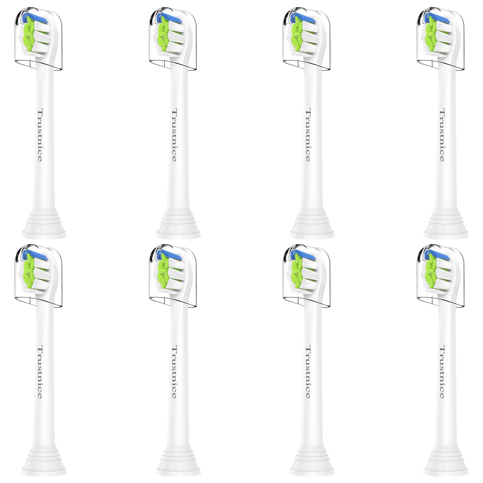Trustnice Mini Cabezales de cepillo de dientes para Philips Sonicare - Compatible con Philips Sonicare y modelo de cepillo a presión, 8 unidades